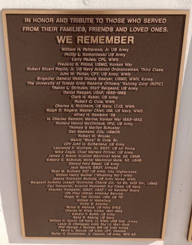 We Remember Marker image. Click for full size.