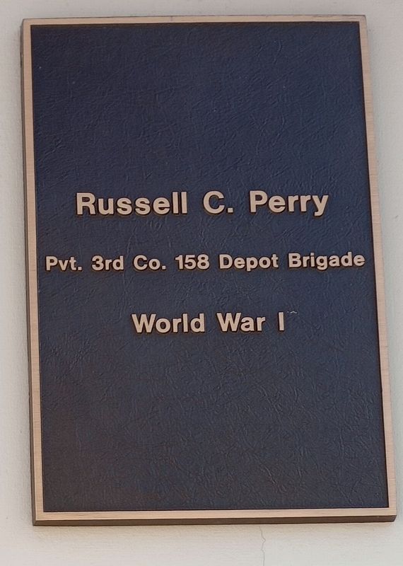 Russell C. Perry Marker. Click for full size. Russell C. Perry Marker image. Click for full size.
