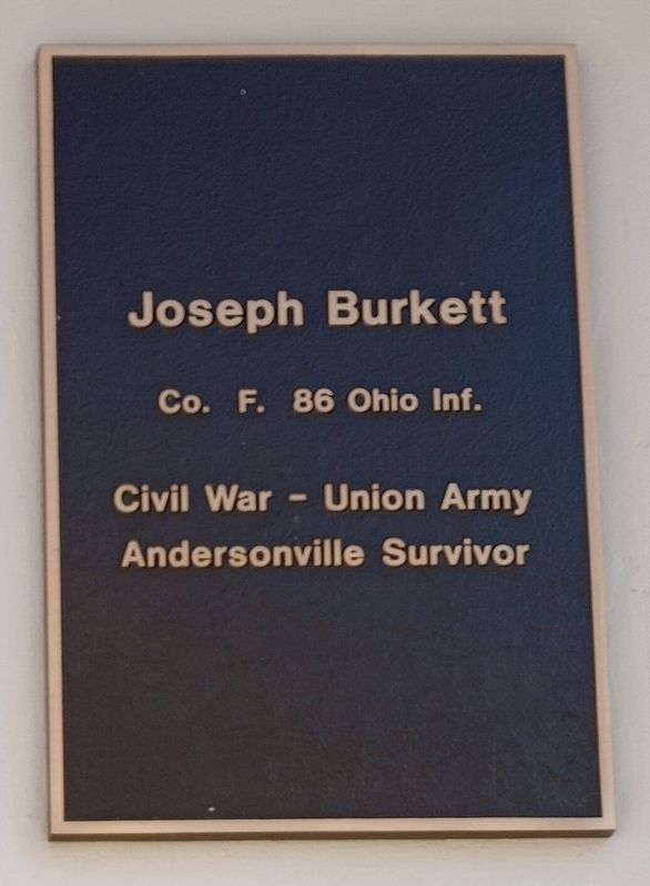 Joseph Burkett Marker image. Click for full size.