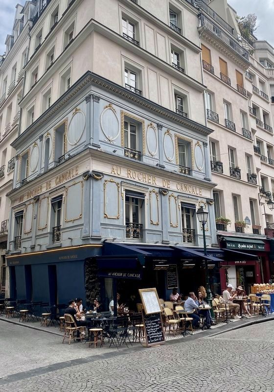 Rue Montorgueil - Au Rocher de Cancale. Click for full size. Rue Montorgueil - Au Rocher de Cancale image. Click for full size.