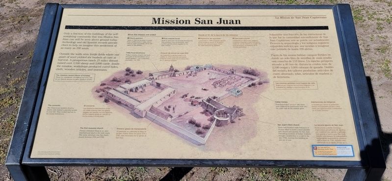 Mission San Juan Marker image. Click for full size.
