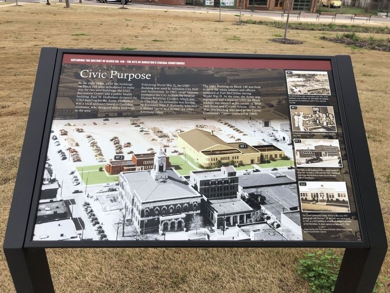 Civic Purpose Marker. Click for full size. Civic Purpose Marker image. Click for full size.