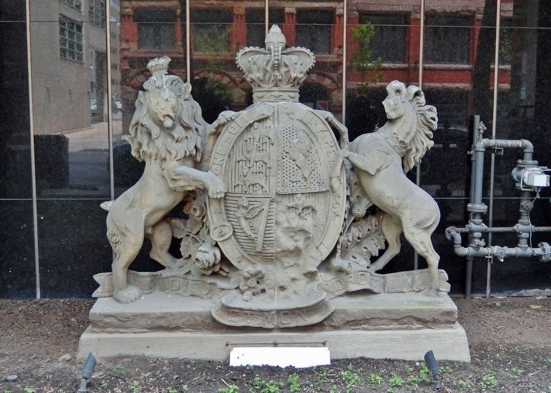 Toronto's Eighth Post Office Coat of Arms & Marker. Click for full size. Toronto's Eighth Post Office Coat of Arms & Marker image. Click for full size.