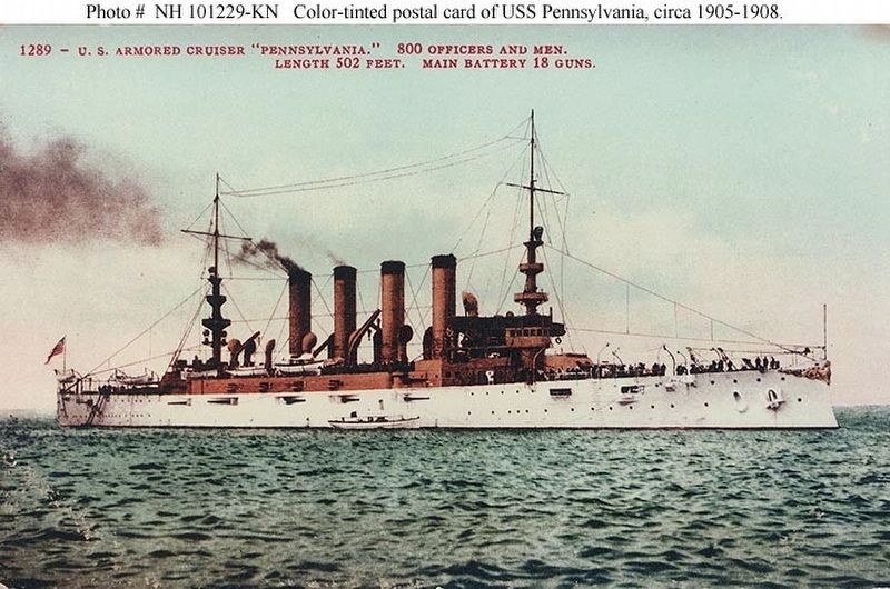 USS Pennsylvania (Armored Cruiser #4) image. Click for full size.