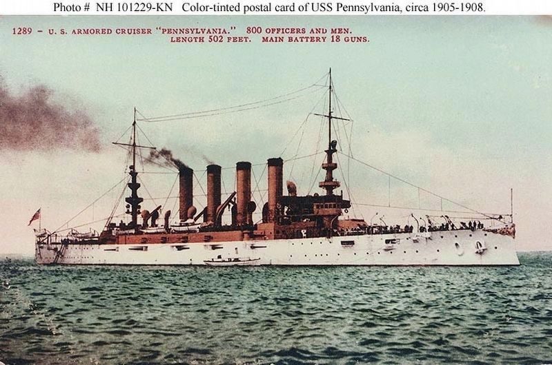USS Pennsylvania (Armored Cruiser #4) image. Click for more information.