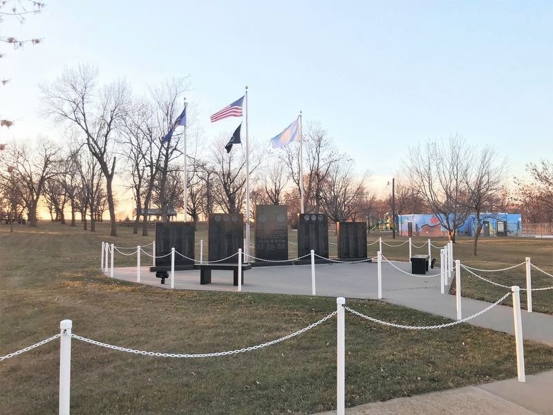 American Legion Veterans Memorial. Click for full size. American Legion Veterans Memorial image. Click for full size.