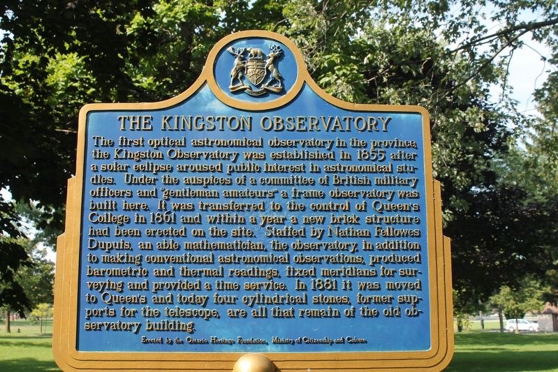 The Kingston Observatory Marker image. Click for full size.