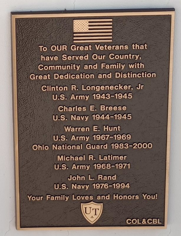 To Our Great Veterans Marker image. Click for full size.