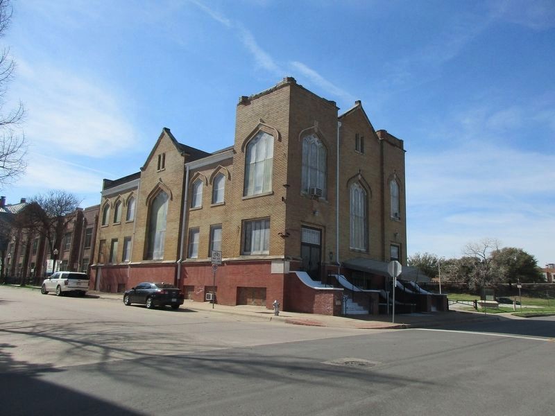 Allen Chapel A.M.E. Church and Marker image. Click for full size.
