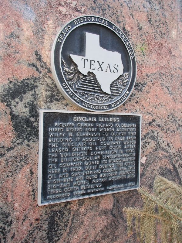 Sinclair Building Marker image. Click for full size.