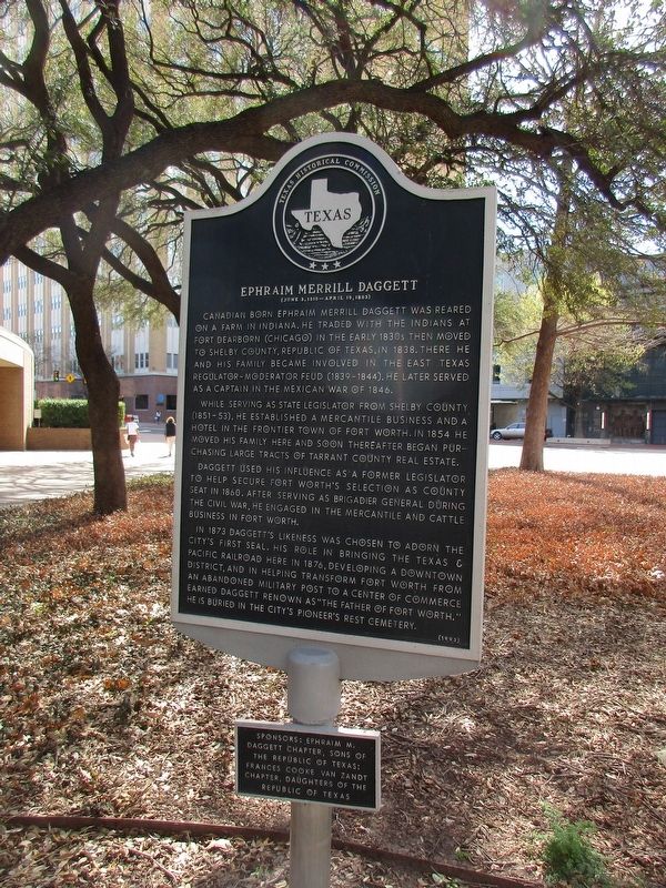 Ephraim Merrill Daggett Marker. Click for full size. Ephraim Merrill Daggett Marker image. Click for full size.