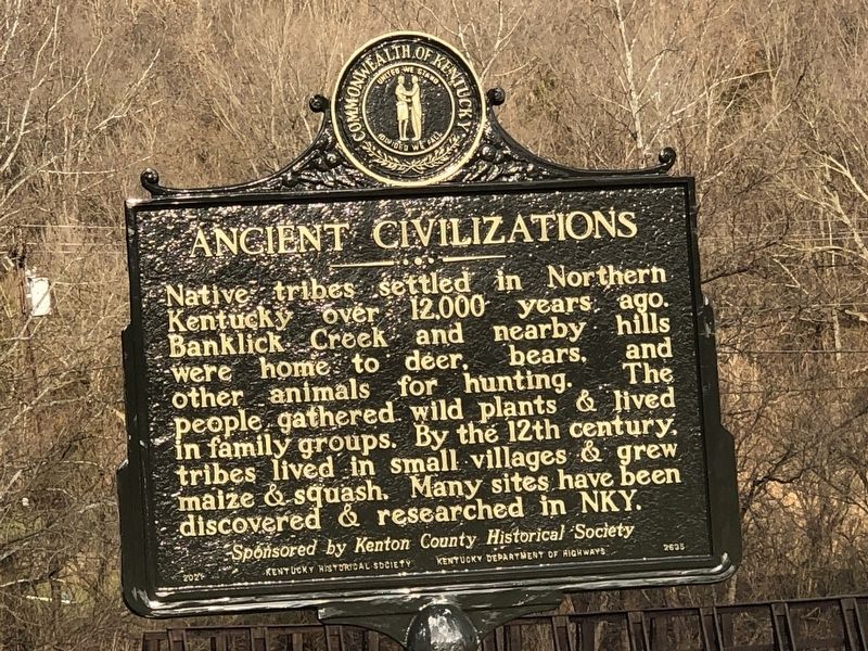 Ancient Civilizations Marker, Side One image. Click for full size.