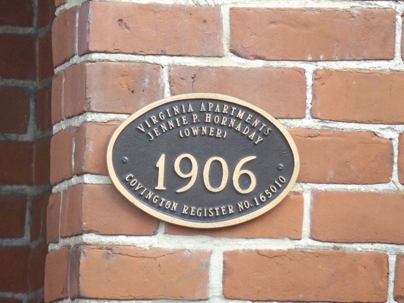 Virginia Apartments Marker image. Click for full size.