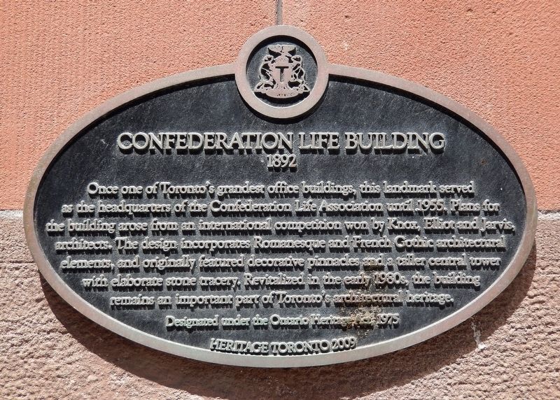 Confederation Life Building Marker image. Click for full size.