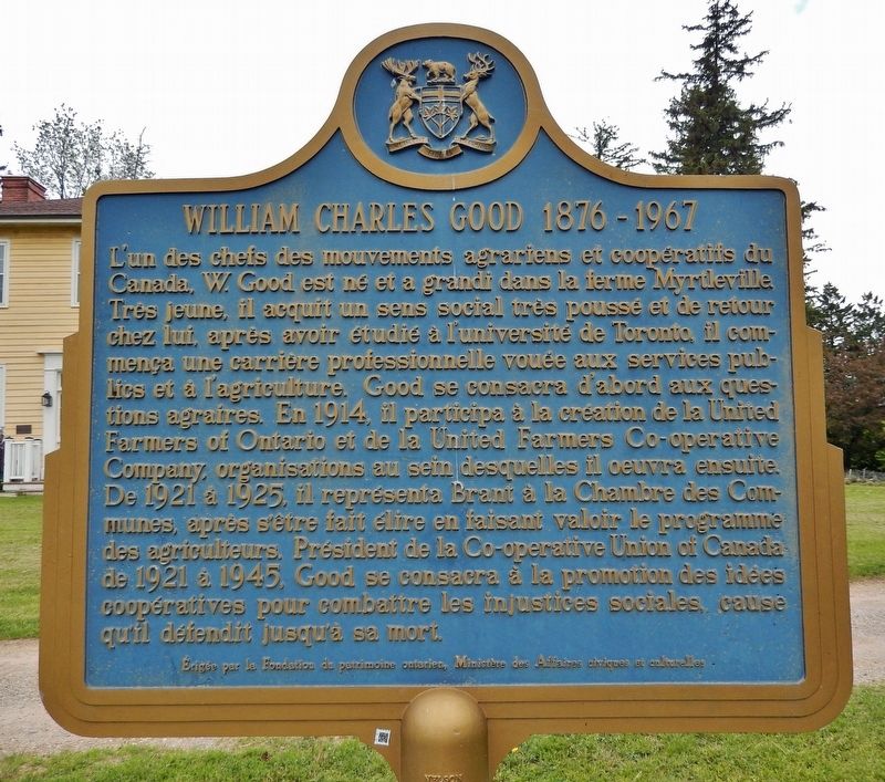 William Charles Good Marker (<i>south side • Français</i>). Click for full size. William Charles Good Marker (<i>south side • Français</i>) image. Click for full size.