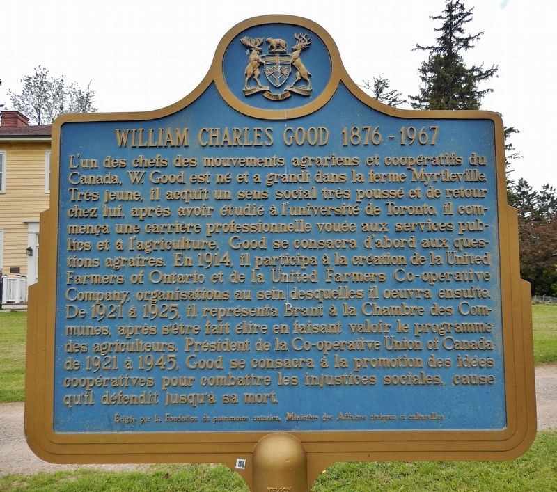William Charles Good Marker (<i>south side • Franais</i>) image. Click for full size.