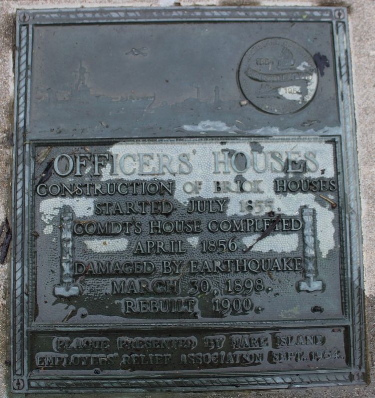 Officers' Houses Marker. Click for full size. Officers' Houses Marker image. Click for full size.