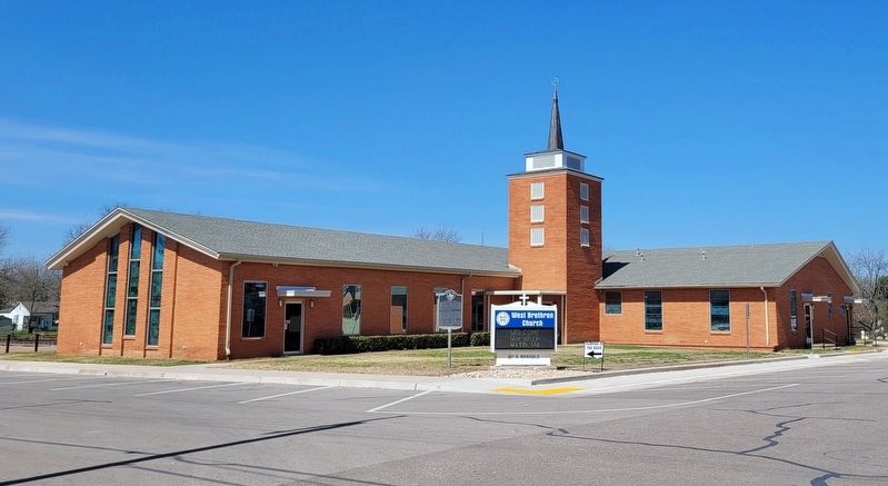 The view of the West Brethren Church from across the street image. Click for full size.