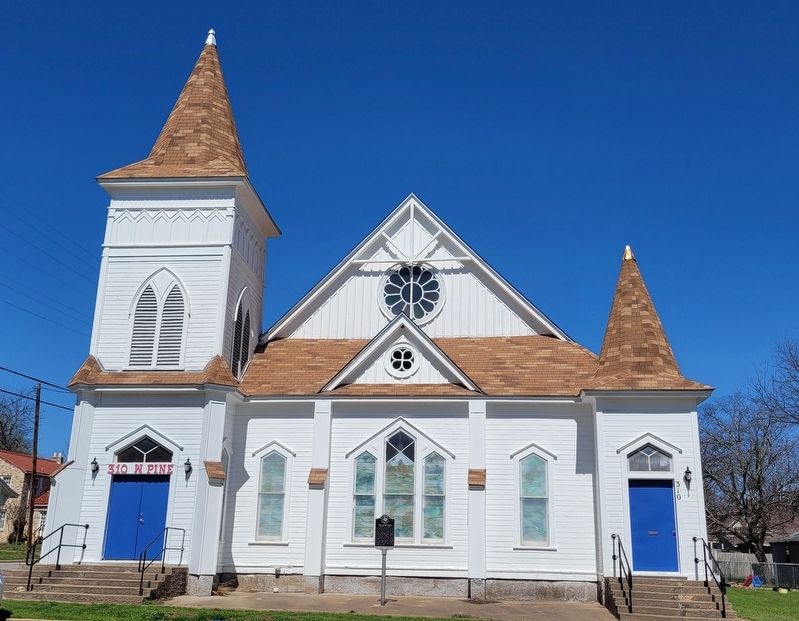 The First Presbyterian Church of West and Marker image. Click for full size.