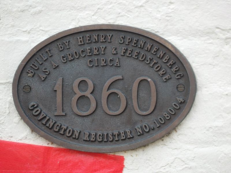 Spennenberg Grocery Marker. Click for full size. Spennenberg Grocery Marker image. Click for full size.