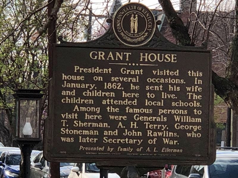 Grant House Marker (side B). Click for full size. Grant House Marker (side B) image. Click for full size.