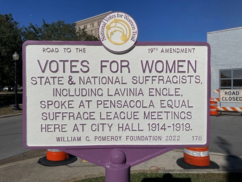 Votes for Women Marker. Click for full size. Votes for Women Marker image. Click for full size.