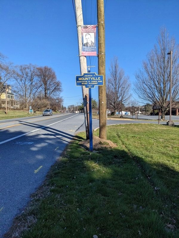 Mountville Marker. Click for full size. Mountville Marker image. Click for full size.
