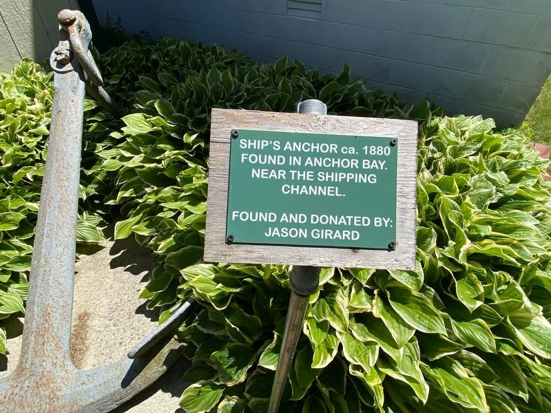 Anchor Bay Anchor Marker. Click for full size. Anchor Bay Anchor Marker image. Click for full size.