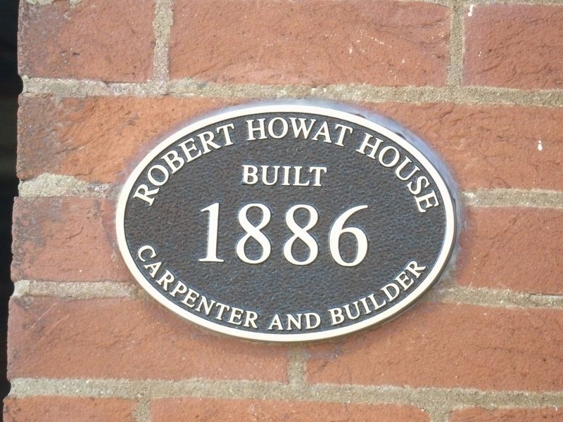 Robert Howat House Marker image. Click for full size.