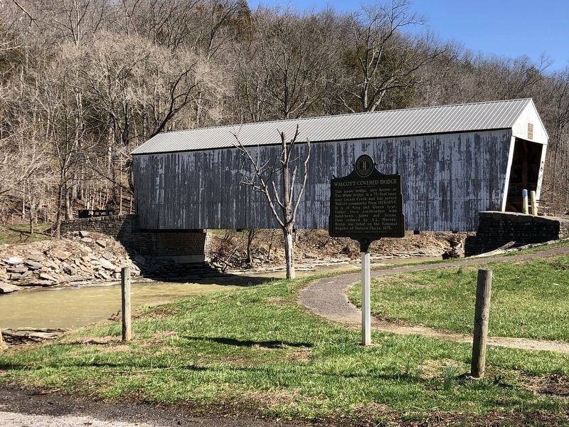 Walcott Covered Bridge / Covered Bridges Marker. Click for full size. Walcott Covered Bridge / Covered Bridges Marker image. Click for full size.
