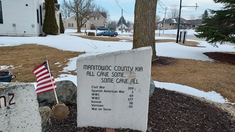 St. Nazianz Area Veterans Memorial. Click for full size. St. Nazianz Area Veterans Memorial image. Click for full size.