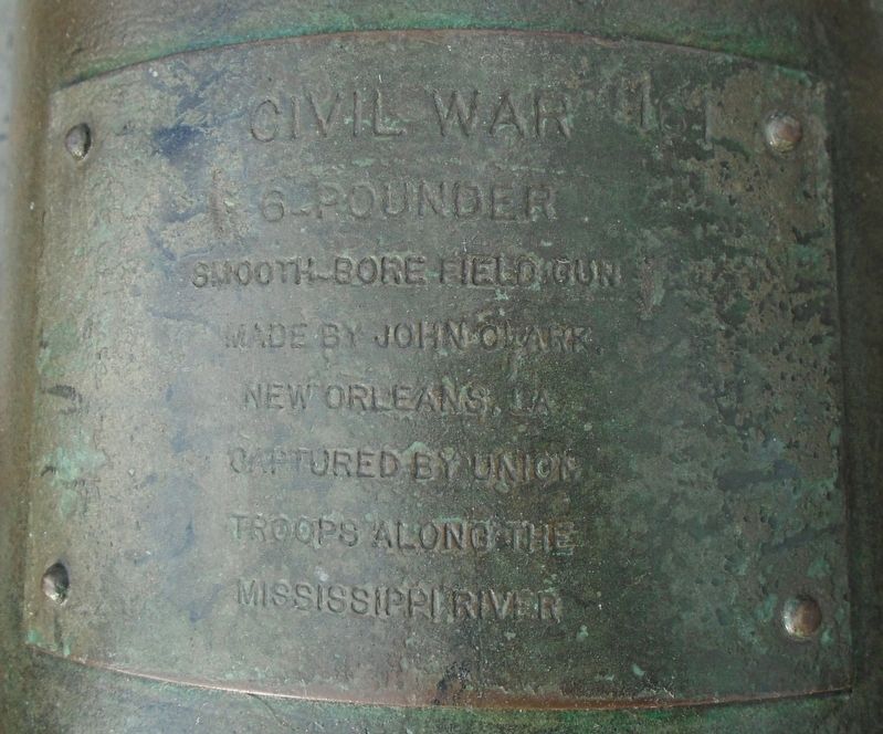 6-Pounder Smooth-Bore Field Gun Marker image. Click for full size.