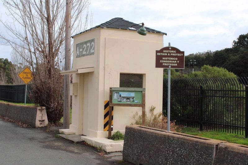 Marker and Sentry House A-272. Click for full size. Marker and Sentry House A-272 image. Click for full size.