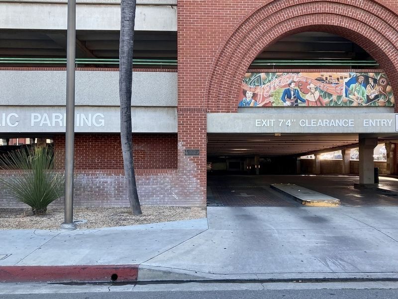 Leo Fender Factory Marker and Mural. Click for full size. Leo Fender Factory Marker and Mural image. Click for full size.