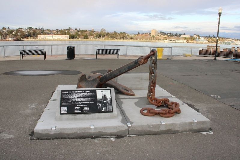 Anchor for the USS TREPANG (SS412) Marker image. Click for full size.
