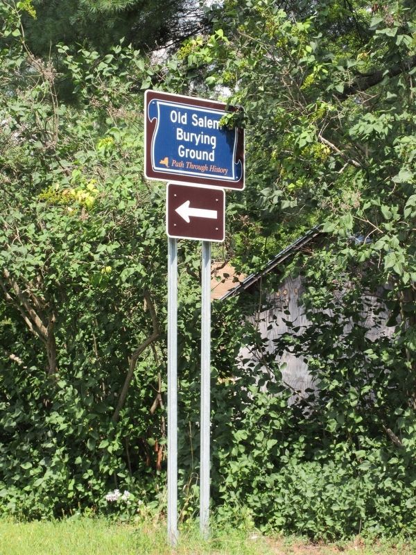 The Sign pointing to the cemetery.. Click for full size. The Sign pointing to the cemetery. image. Click for full size.