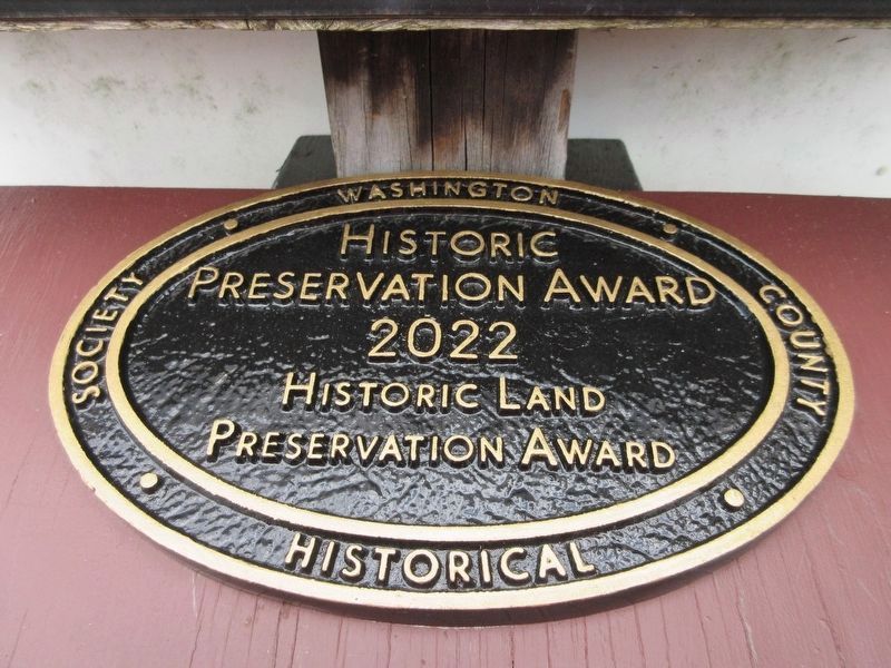 Historic Preservation Award 2022 Historic Land Preservation Award image. Click for full size.