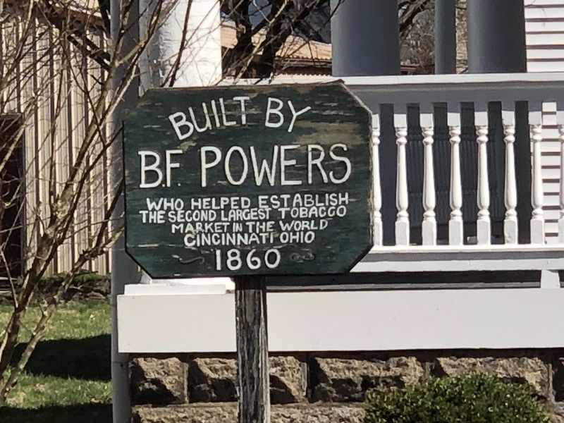 Built by B.F. Powers Marker. Click for full size. Built by B.F. Powers Marker image. Click for full size.