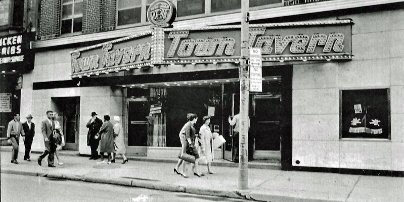 Marker detail: Town Tavern's Distinctive Sign image. Click for full size.