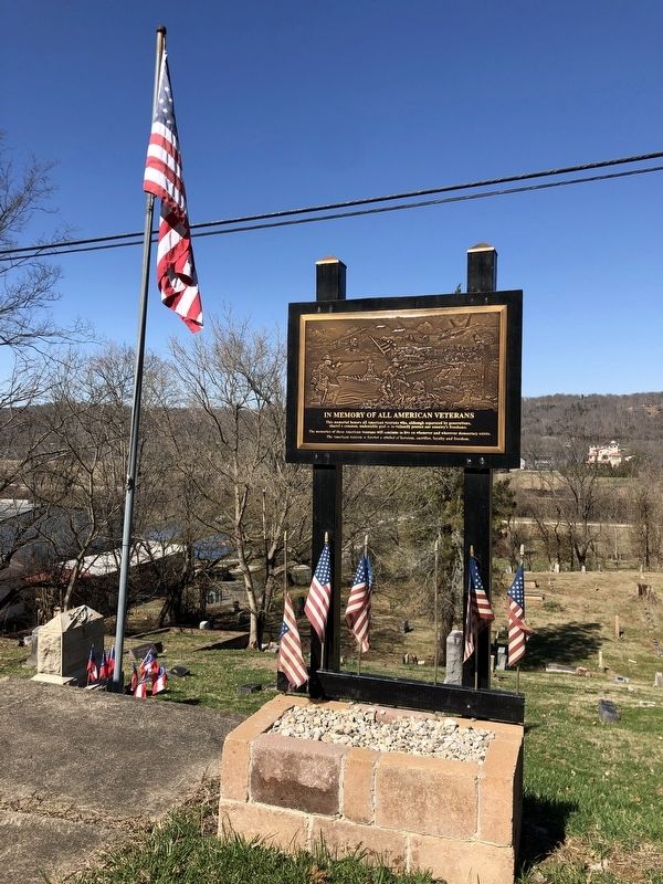 In Memory of All American Veterans Marker. Click for full size. In Memory of All American Veterans Marker image. Click for full size.
