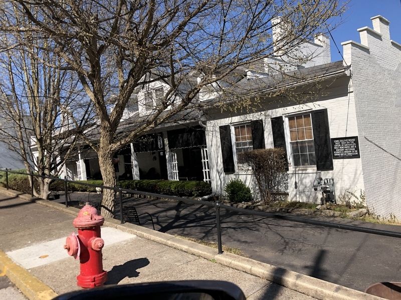 Lewis Collins' House Marker. Click for full size. Lewis Collins' House Marker image. Click for full size.