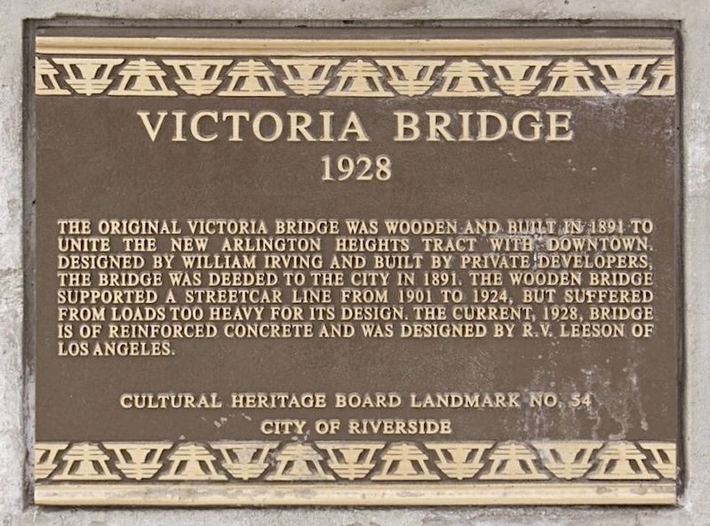 Victoria Bridge Marker image. Click for full size.