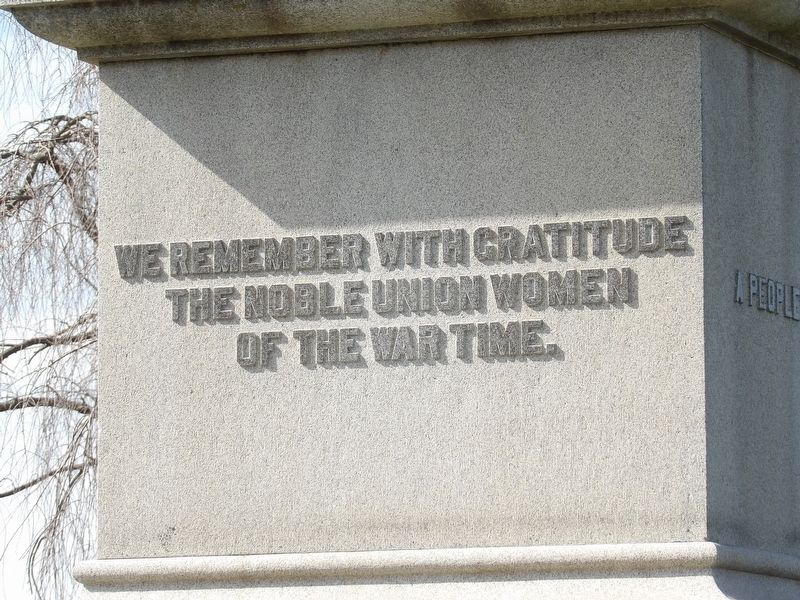 Maysville G.A.R. Monument detail (South face). Click for full size. Maysville G.A.R. Monument detail (South face) image. Click for full size.