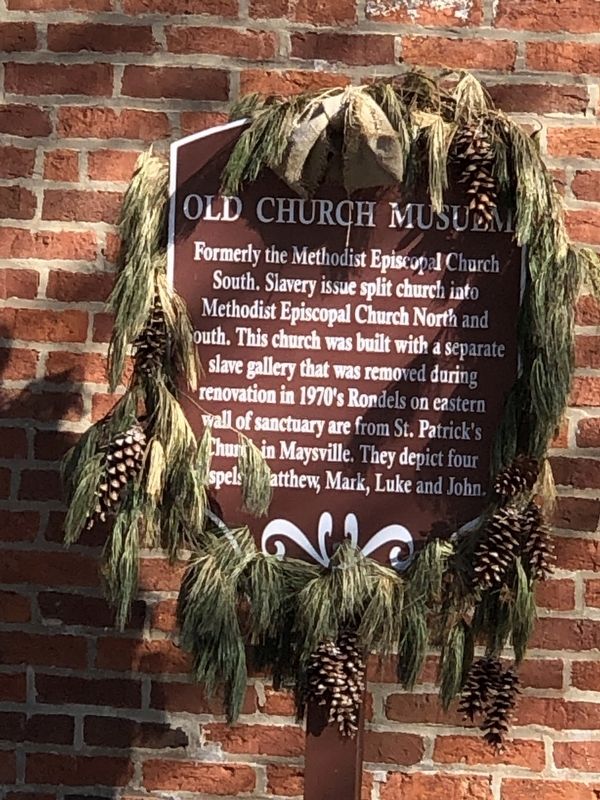 Old Church Museum Marker. Click for full size. Old Church Museum Marker image. Click for full size.