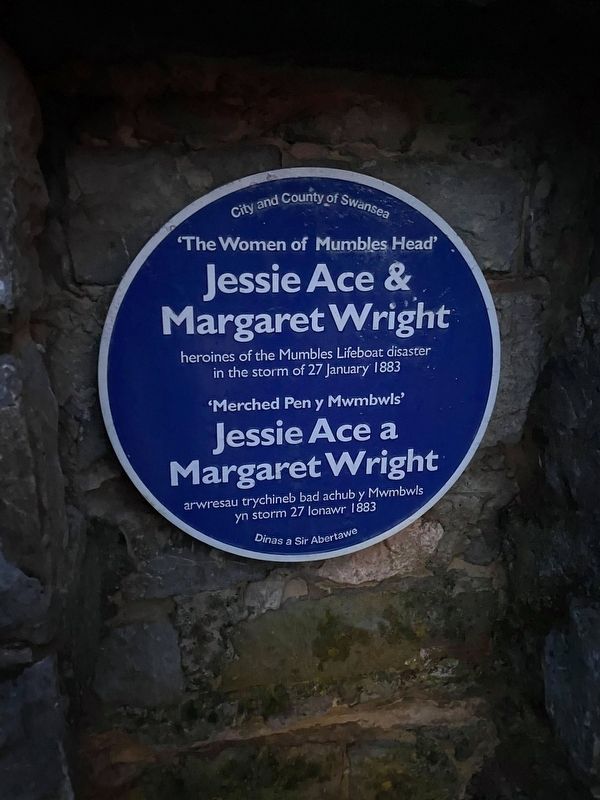 Jessie Ace & Margaret Wright Marker image. Click for full size.