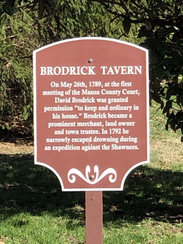 Brodrick Tavern Marker image. Click for full size.