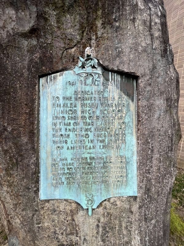 World War II Memorial Marker. Click for full size. World War II Memorial Marker image. Click for full size.
