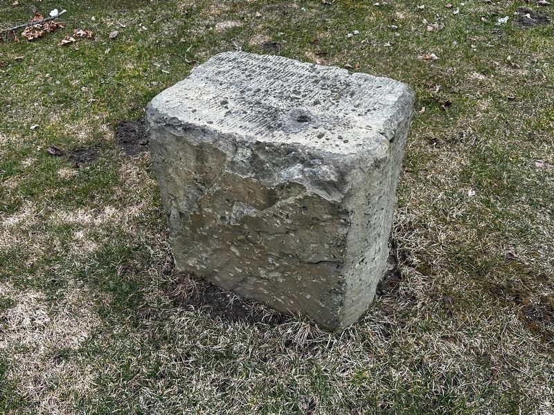 Paw Paw Survey Stone. Click for full size. Paw Paw Survey Stone image. Click for full size.