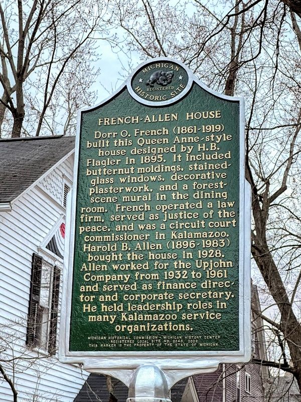 French-Allen House Marker image. Click for full size.
