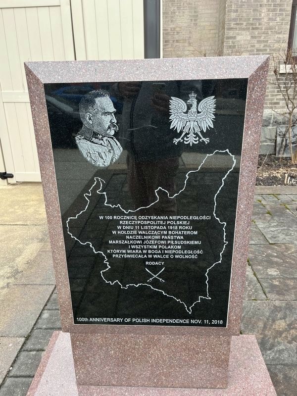 100th Anniversary of Polish Independence Nov. 11, 2018 Marker image. Click for full size.